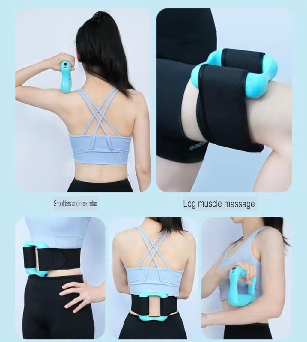 Percussion Massage Ring for Full Body Pain Relief- J16A, Rechargeable Cordless Deep Tissue Massage Ring